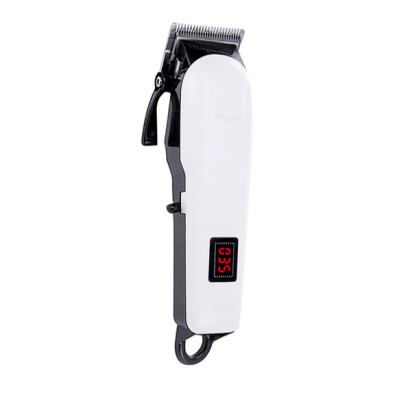 Cross-Border E-Commerce Classic Hair Clipper Electric Hair Scissors LCD Rechargeable Wireless Electric Clipper OEM