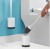 Toilet Brush Long Handle Soft Fur Wall-Mounted Household Toilet Cleaning Set Simple Toilet Brush without Dead Angle