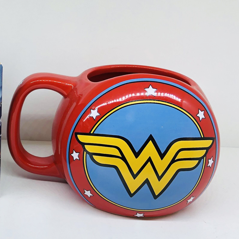 Captain America Shield Mug Marvel Peripheral Water Cup for Boyfriend Couple Birthday Woman Ceramic Cup