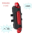 Upgraded Version 093 Five Lights Shiny Debut USB Charging Bicycle Warning Taillight Mountain Bike Charging Taillight