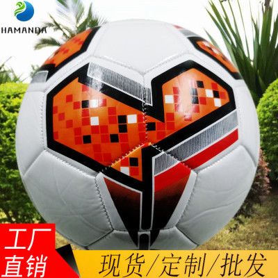 Factory Direct Sales Football Customization No. 2 No. 3 No. 4 No. 5 Machine Sewing Adult Student Children Tpu Training Ball