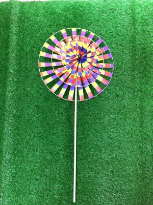 New Retro Traditional Windmill Size Removable Three-in-One Windmill Colorful Bright Children Hand Windmill