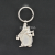 Cool Customized Keychain Alloy Statue Key Card Advertising Gifts Promotional Creative Gifts