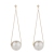 Long Tassel Large Pearl Earrings Korean Graceful Online Influencer Women's Advanced French Long Chain Pearl Earrings