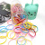 Korean Style Children's Hair Accessories Disposable Rubber Band Little Girl's Hair Rope Cartoon Thigh High Small Rubber Band Color Hair Band
