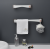 Bathroom Towel Rack Rotating Storage Rack Punch-Free Bathroom Towel Rack Towel Bar Rag Rack Suction Cup