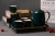 8-Head Madrid Water Set, Dark Green Jingdezhen Ceramic Water Set Gift Gift for Company Welfare Ceramic Pot Cup