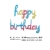 One-Piece English Birthday Lowercase Letter Balloon Children's Birthday Party Decoration Balloon Baby Hundred Days Arrangement Balloon