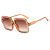 2020 Hot Sale at AliExpress Large Rim Sunglasses Ladies Fashion Square Sunglasses 3378 Catwalk Sunglasses