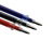 Ballpoint Pen Bullet Gel Ink Pen Refill 0.38 Full Needle Tube 0.5 Black Student Blue Learning Office Replacement Refill