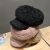 New Cashmere Octagonal Cap Children's Color Matching Beret Korean Fashion Casual Fashion All-Matching Autumn and Winter Painter Hat