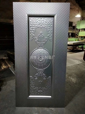 Professional Embossed Anti-Theft Door Foreign Trade Best-Selling Door Plate Steel Plate Iron Plate Door Leather Factory Direct Sales