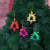 New Christmas Hanging Decoration Gift Box Christmas Supplies Santa Claus Five-Pointed Star Snowflake Christmas Tree Decoration Pendant