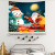 New Christmas Background Wall Stickers Indoor Shopping Window Christmas Decoration Photography and Live Background Decorative Wallpaper