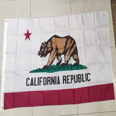 California Flag State Flag Double-Line Buckle Competition Flag Each Flag Advertising Flag Flag Colorful Flag