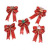 New Christmas Bow Onion Pink Gold Silver Christmas Tree Garland Rattan Ornaments Accessories Pendant