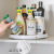 Kitchen Condiment Rotary Storage Rack Multifunctional Seasoning Storage Artifact Cosmetics Double Layered Storage Rack