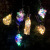 New Christmas Decoration Christmas Tree Colored Lights Show White Heart-Shaped Drifting Bottle-Shaped Colored Lights Indoor Shop Decorations Arrangement