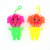 Floor Push Gift Hot Sale Luminous Sound Pig Flash Whistle Vent Squeeze Elastic Ball Toy Factory Direct Sales