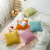 Nordic Plain Corn Grain Pillow Solid Color Corduroy Cushion Sofa Backrest Cushion Office Waist Cushion Wholesale