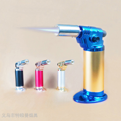 Factory Direct Sales 5003a Welding Gun Double Direct Punch Flame Gun Outdoor Barbecue Lighter Kitchen Supplies Cross-Border Wholesale