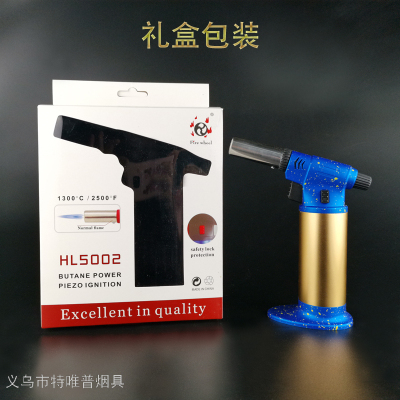 Factory Direct Sales 5002-b Welding Gun Direct Punch Flame Gun Outdoor Barbecue Lighter Kitchen Supplies Cross-Border Wholesale