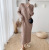 Real Shot 2020 Autumn and Winter Wild Outer Wear Long Knitted Skirt Women's Slimming Half Turtleneck Bottoming Sweater Belly-Covering Dress