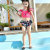 Children's Swimwear Girls Girls Split Cute Bikini Set Baby Split Swimsuit Korean Hot Spring Bathing Suit