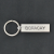 Letter Single Brand Keychain Alloy Keychain Metal Advertising Gifts Promotional Gifts Fashion Boutique Hanging Buckle