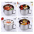 Sales Stainless Steel Snack Cup 304 Korean Student Divided Lunch Box Thickened Heightened Instant Noodle Cup Bento Box