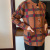 Large Plaid Pocket Elegant Mother Clothing Coat 2020 Middle-Aged and Elderly Women's Autumn Top Fashion Loose Cardigan