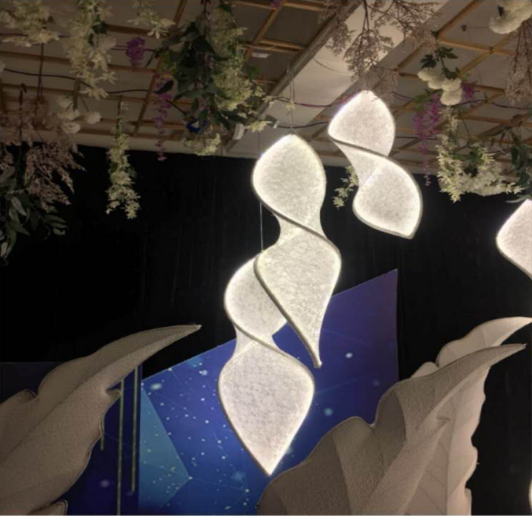 螺旋三件套婚庆装饰吊灯