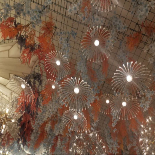 婚庆蒲公英吊灯装饰