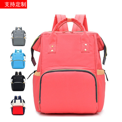 New Travel Mummy Bag Factory Wholesale Backpack Multifunctional Mom Bag Women Charging Waterproof Maternal and Child