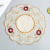 European Placemat Hotel for Restaurant and Home Use Circular Large round Table Dining Table Cloth Tablecloth Wallpaper