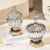 Glass Sugar Bowl Creative Crystal Storage Light Luxury Household Coffee Table Dining Table Simple European Dried Fruit Snack Plate Ornaments