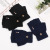 Foreign Trade New Men's Embroidered Pattern Five Finger Flip Gloves Winter Travel Fashionable Warm Gloves Factory Direct Sales