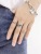 925 Silver Vintage Thai Silver Distressed Letters Brand Korean Retro Internet Hot Student All-Matching Simple Bracelet