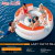 Bestway43135 People round Floating Island Overwater Floating Mat Floating Bed Floating Rest Swimming Platform 