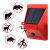 Solar Alarm Light Remote Control Human Body Induction Infrared Acousto-Optic Alarm Light Burglar Alarm