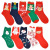 New Santa Claus Series Socks Women's Christmas Socks Mid-Calf Socks Christmas Socks Cotton Socks Women Wholesale