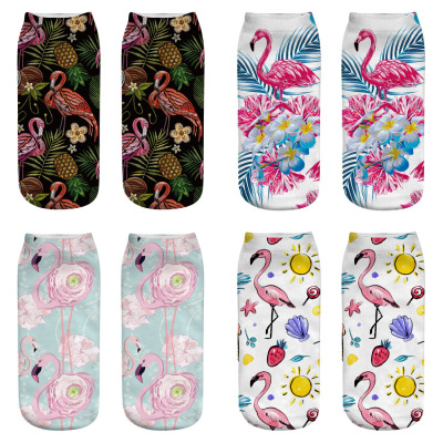 Huo Lie Bird 3D Printing Socks Socks Printed AliExpress Amazon EBay Hot Sale Printed Women's Socks