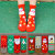 Christmas Socks Series Women's Christmas Socks New Coral Velvet Santa Claus Socks Wholesale Hot