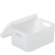 Factory Direct Sales Desktop Cosmetics Storage Box Plastic Frosted Compartment Mask Box with Lid Finishing Box Wholesale