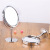 828T Korean Metal Mirror Cosmetic Mirror Dressing Mirror Desktop Rotating Small Mirror 1:2 Amplification Function
