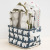 Cotton and Linen Storage Basket Desktop Sundries Storage Box Fabric with Handle Storage Basket Nordic Style CrossBorder