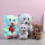 2020 New Double Knot Bear Plush Toy Fashion Bowknot Doll Cute Cartoon Bear Baby Sleeping Doll