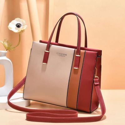 Factory Wholesale Handbag Creative Color Matching Women's Shoulder Bag Women's New Fashion Bag Schoolgirl Bag