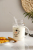Heat-Resistance Glass Milk Cup Breakfast Cup Scented Tea Cup with Straw