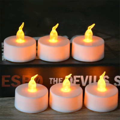 Environmental Protection CR2032 Tea Candle Led Colorful Luminous Electronic Candle Factory Direct Sales